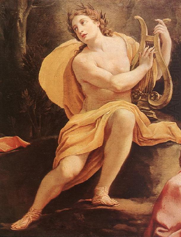 VOUET, Simon Parnassus or Apollo and the Muses (detail) china oil painting image